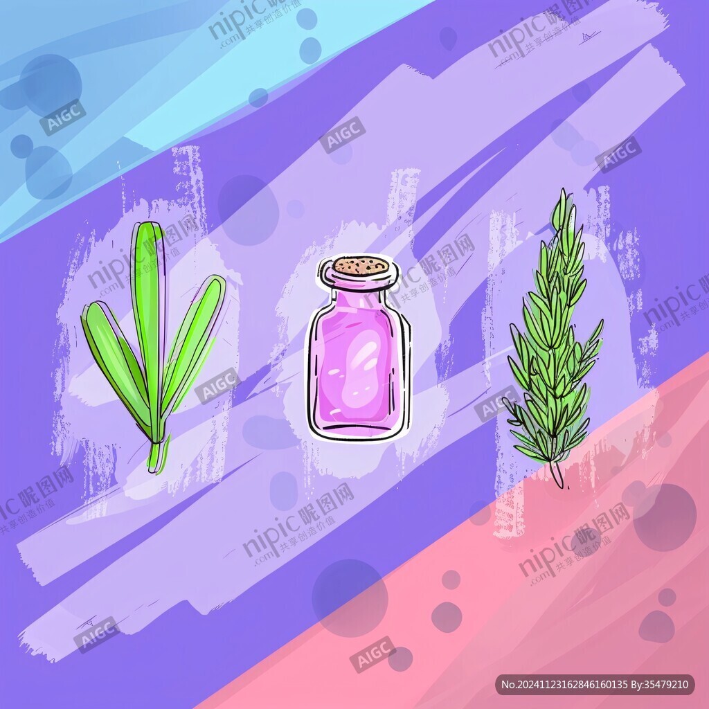 蘆薈插畫