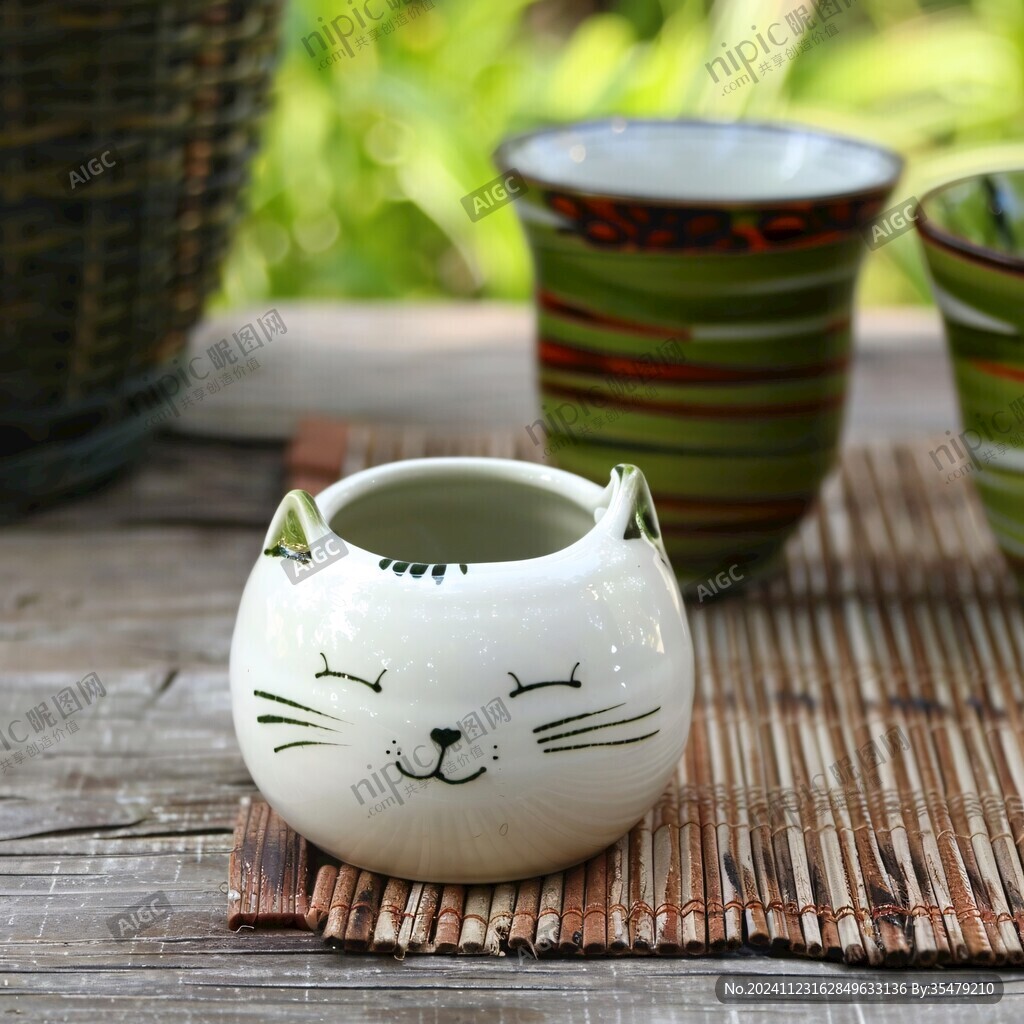 招財貓酒杯