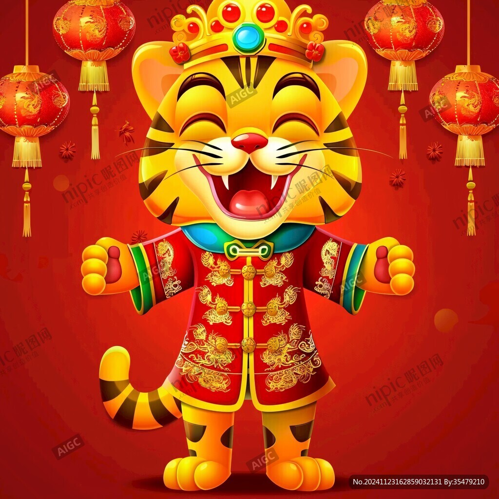 原創(chuàng)虎年卡通