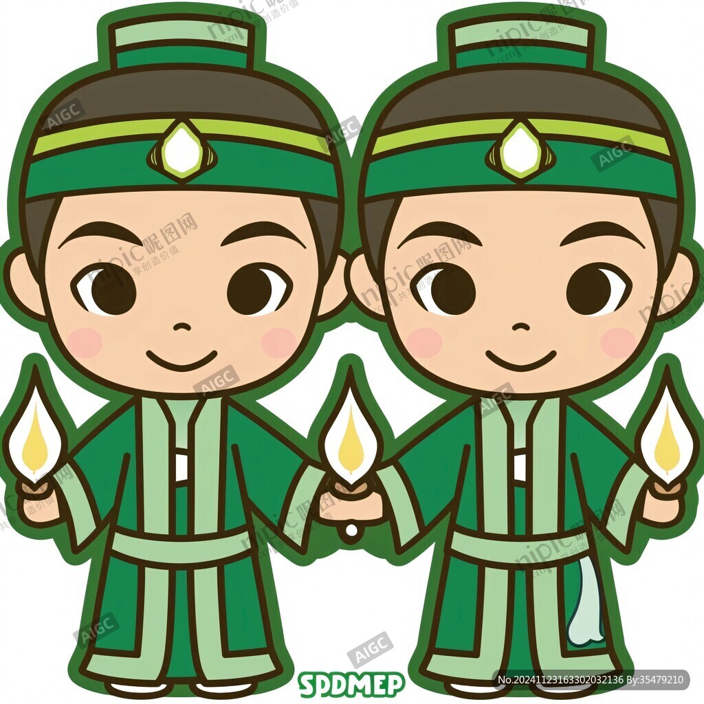 卡通朝鮮族男