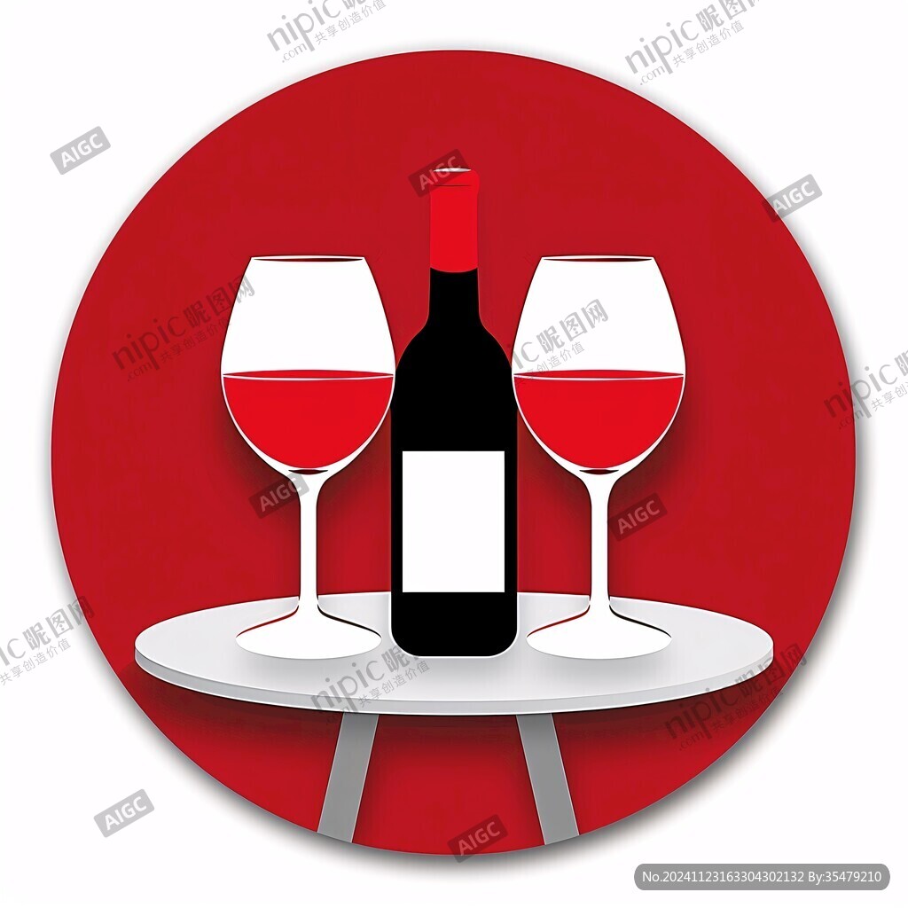 紅酒創(chuàng)意圖標(biāo)