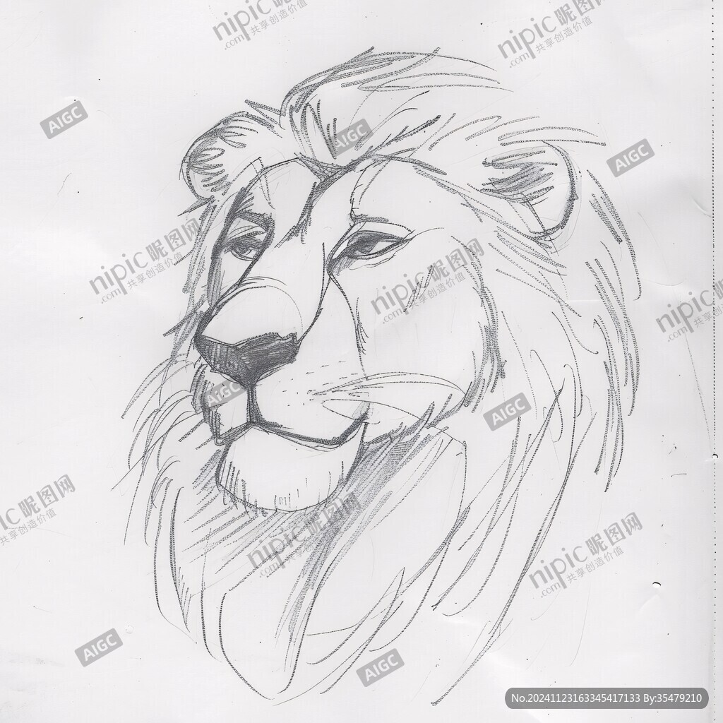獅線稿