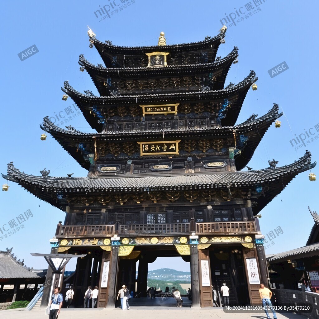 拈花灣塔