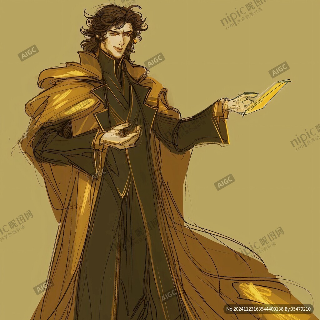 黃金帥插畫