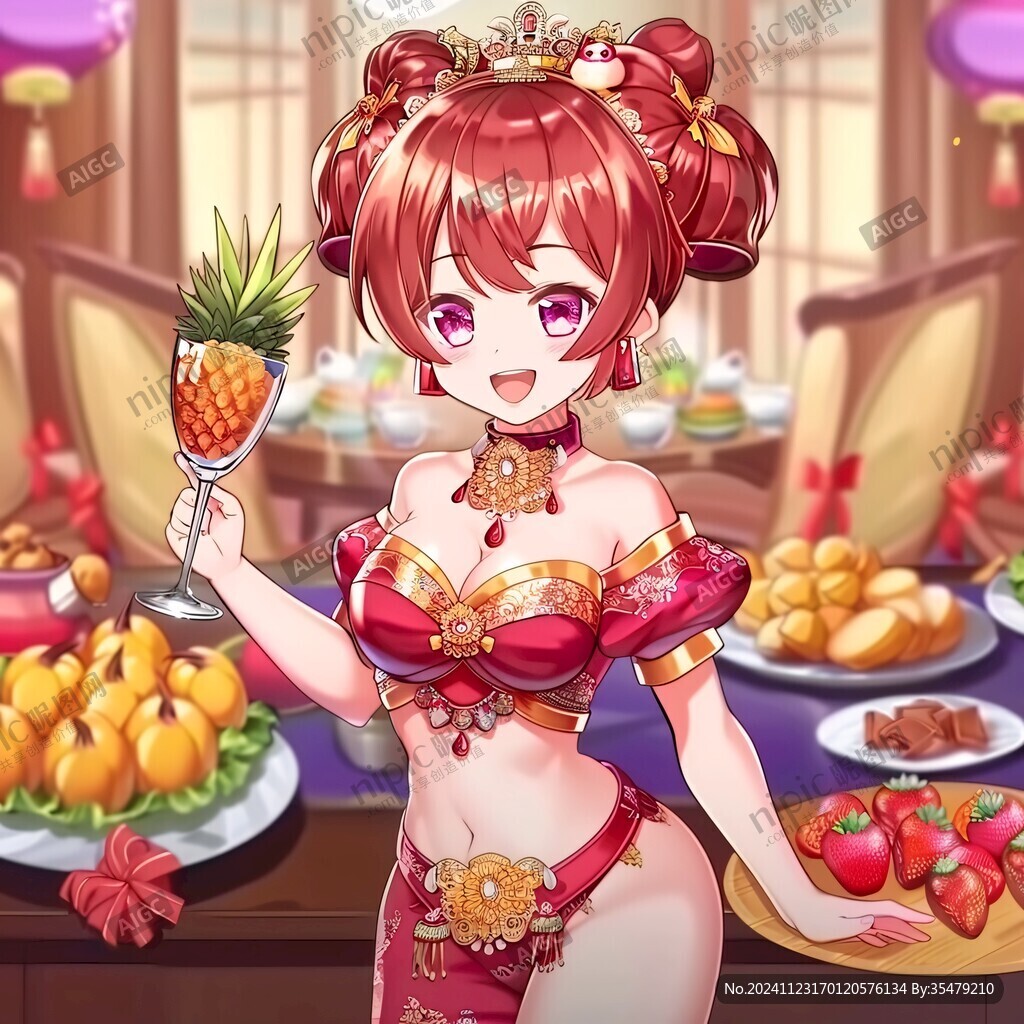 水果擬人店招