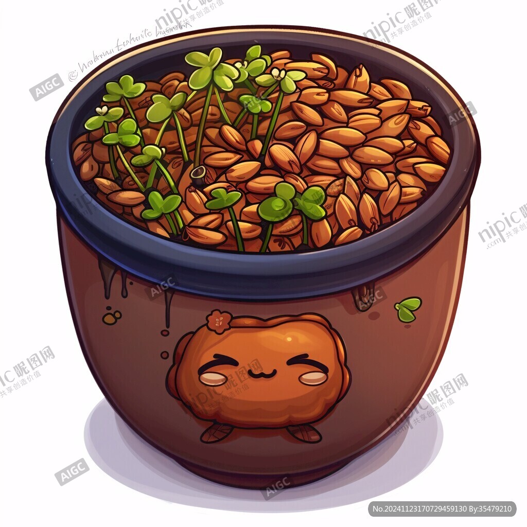 碗豆插畫