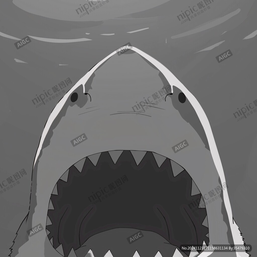 原創鯊魚插畫