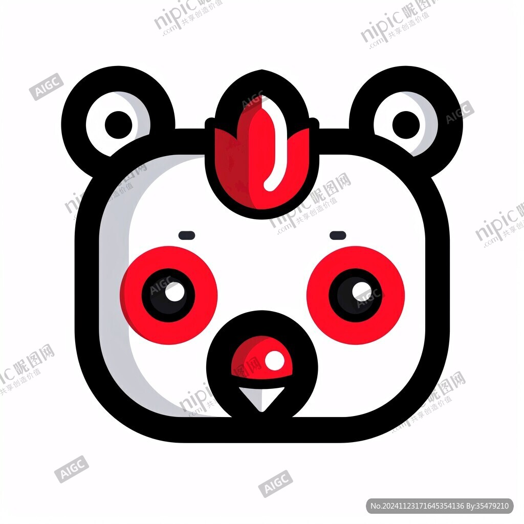 動漫小熊logo