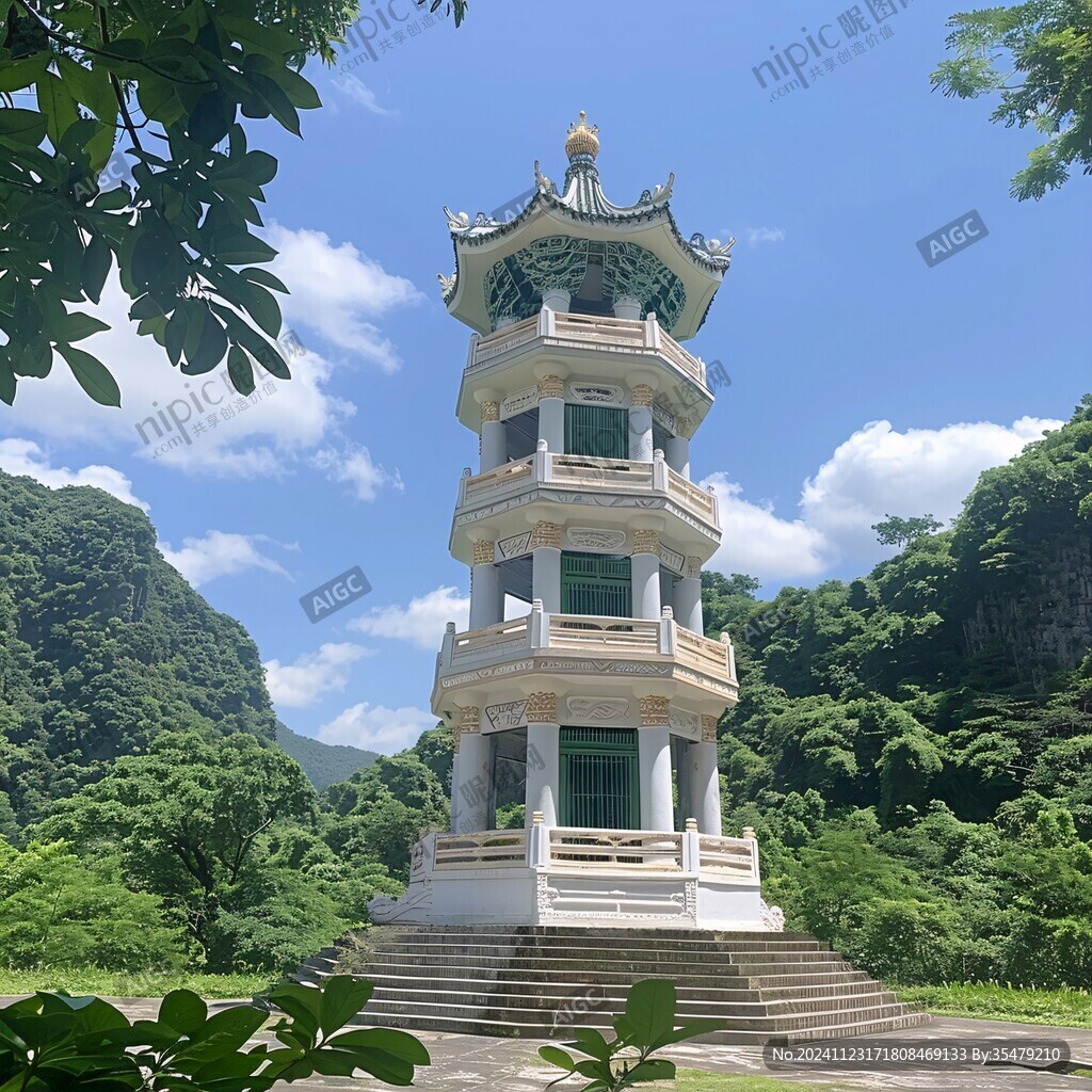 壯鄉(xiāng)風(fēng)情塔