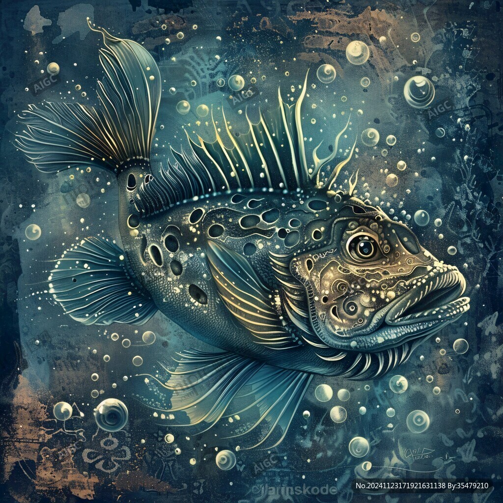 寫實魚紋