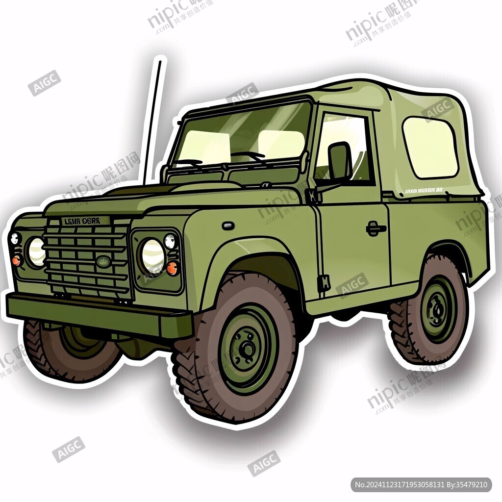軍綠色汽車(chē)
