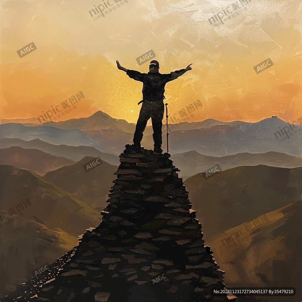 山高人為峰登山