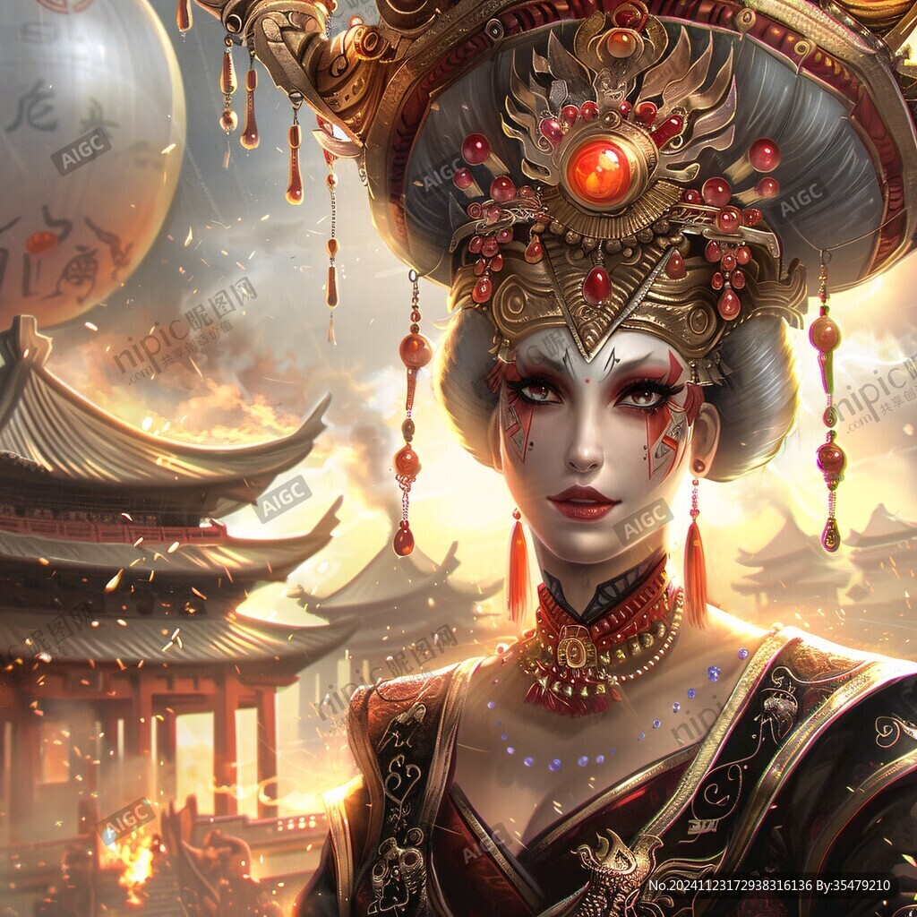 插畫武旦