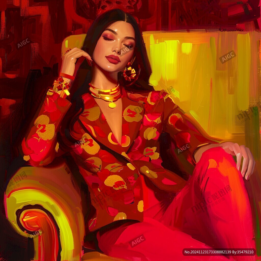 網(wǎng)紅潮流插畫