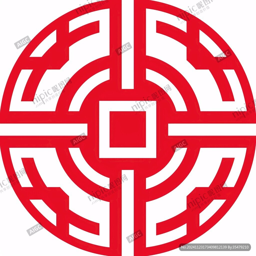 簡約回紋標(biāo)志