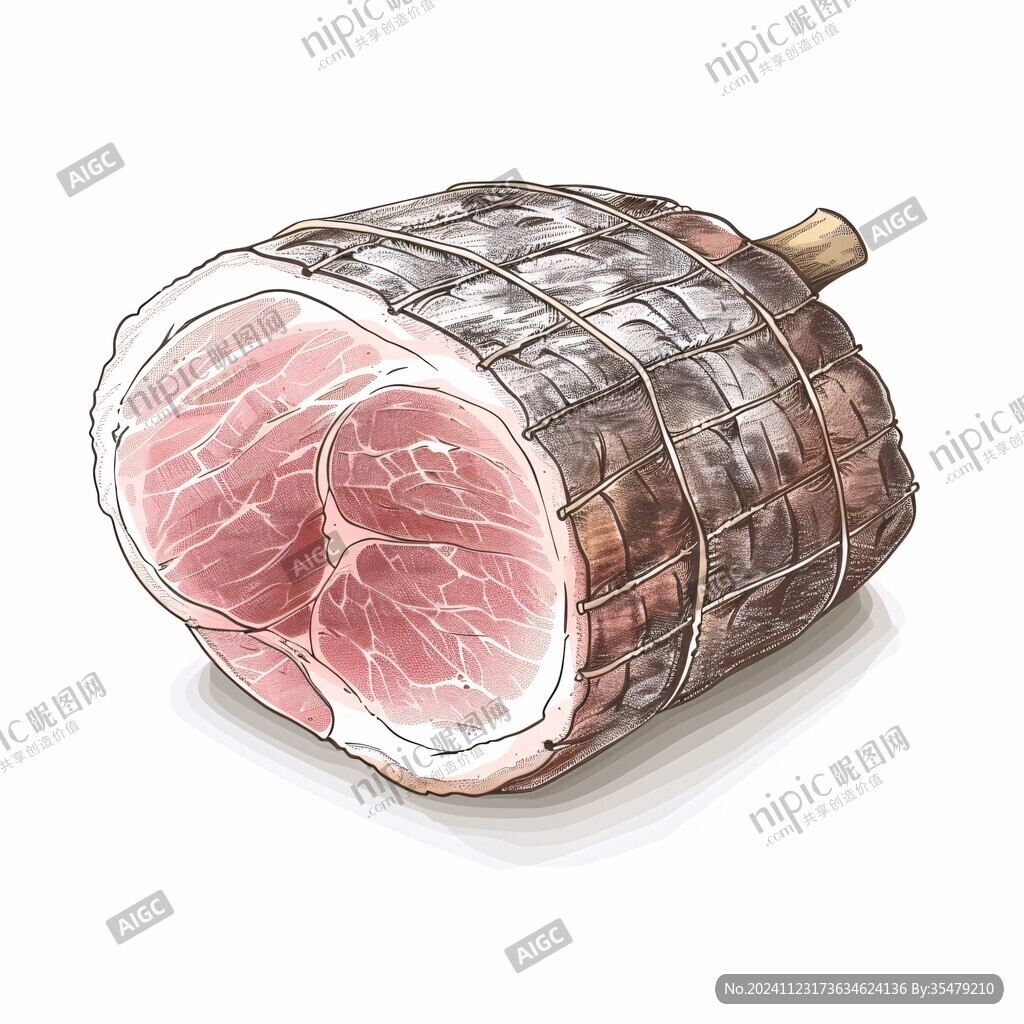 羊肉卷插畫