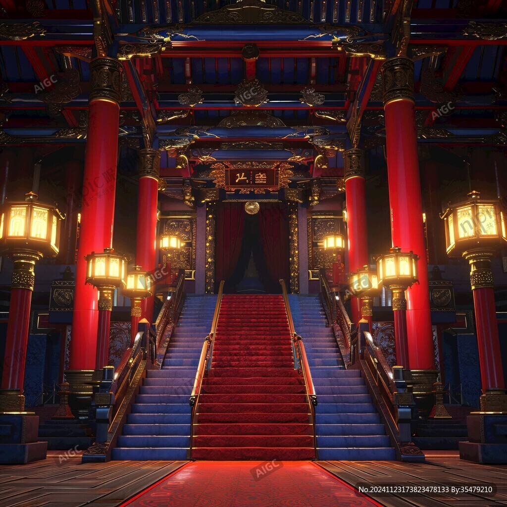 古代朝堂場景