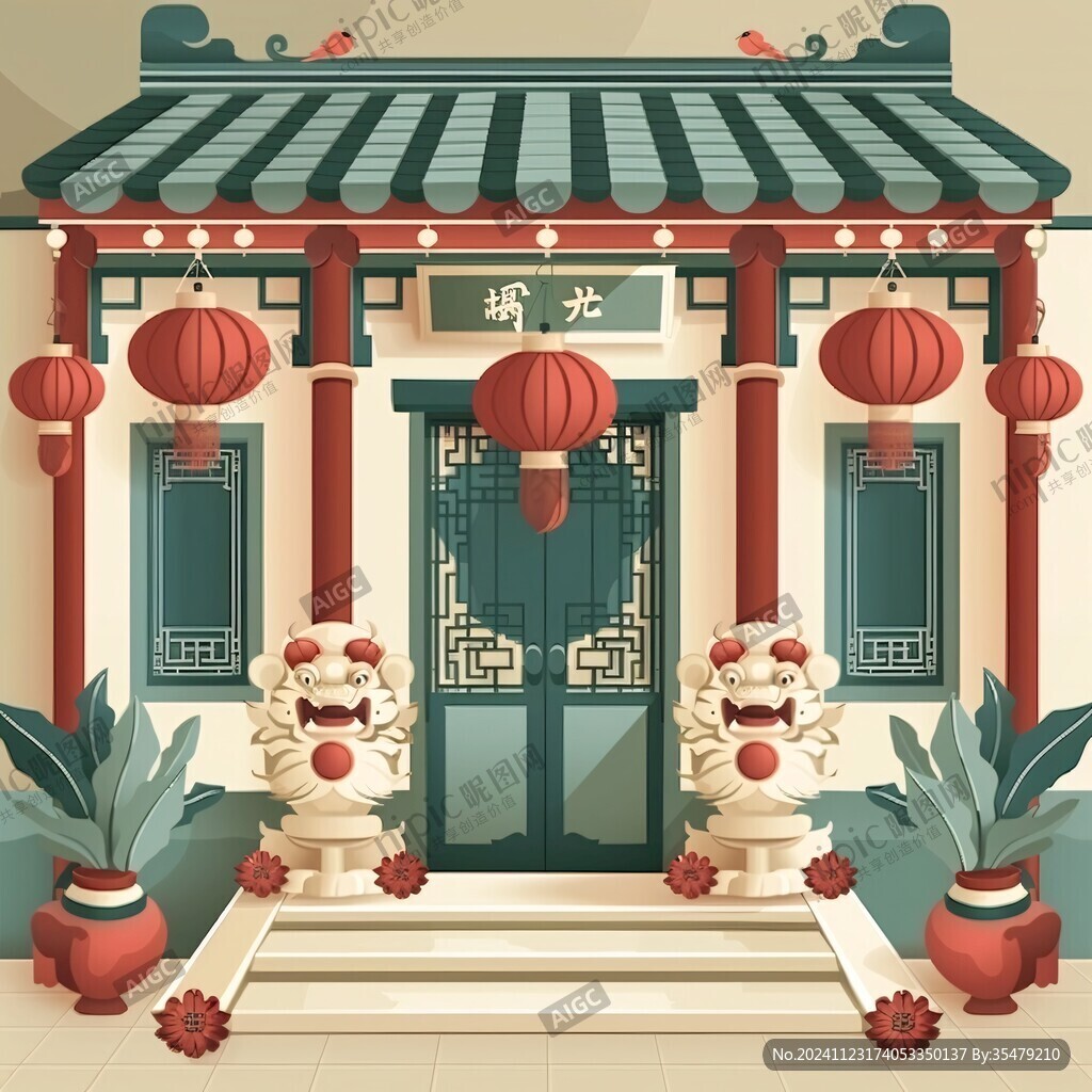 門樓插畫
