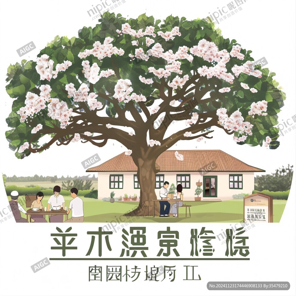 果園宣傳插畫
