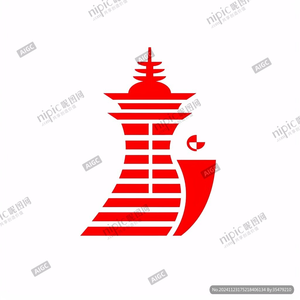 千重塔標(biāo)志