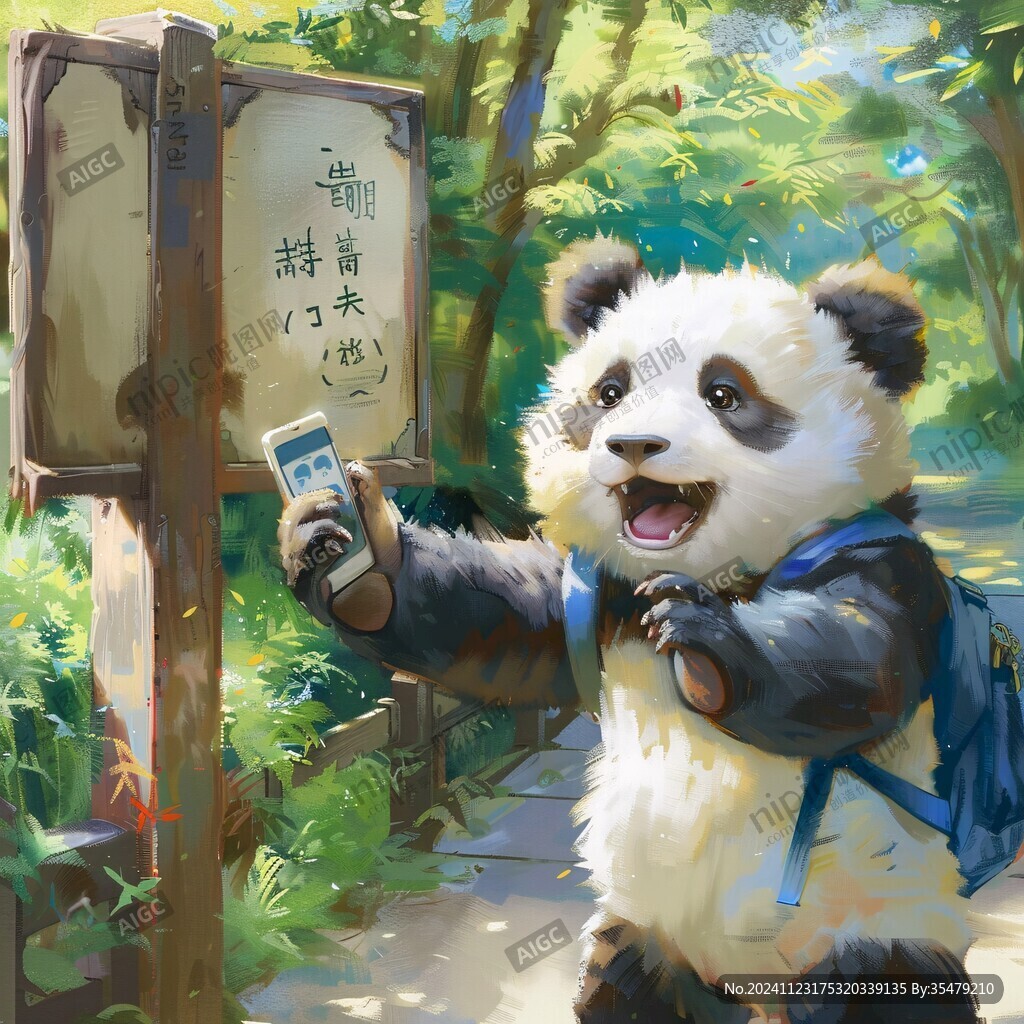 熊貓原創(chuàng)插畫
