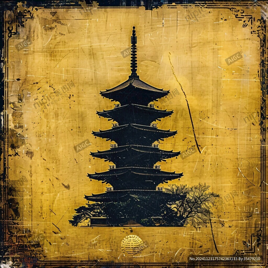 魅力雷峰塔裝飾畫藝術(shù)