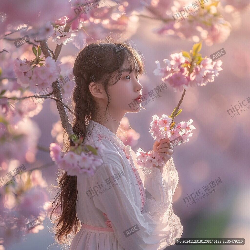 桃花少女