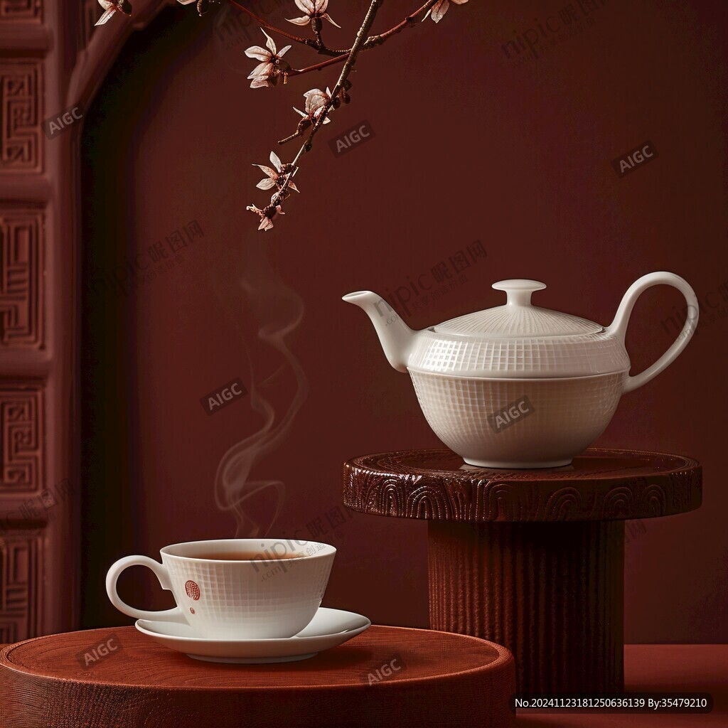 茶具場景圖