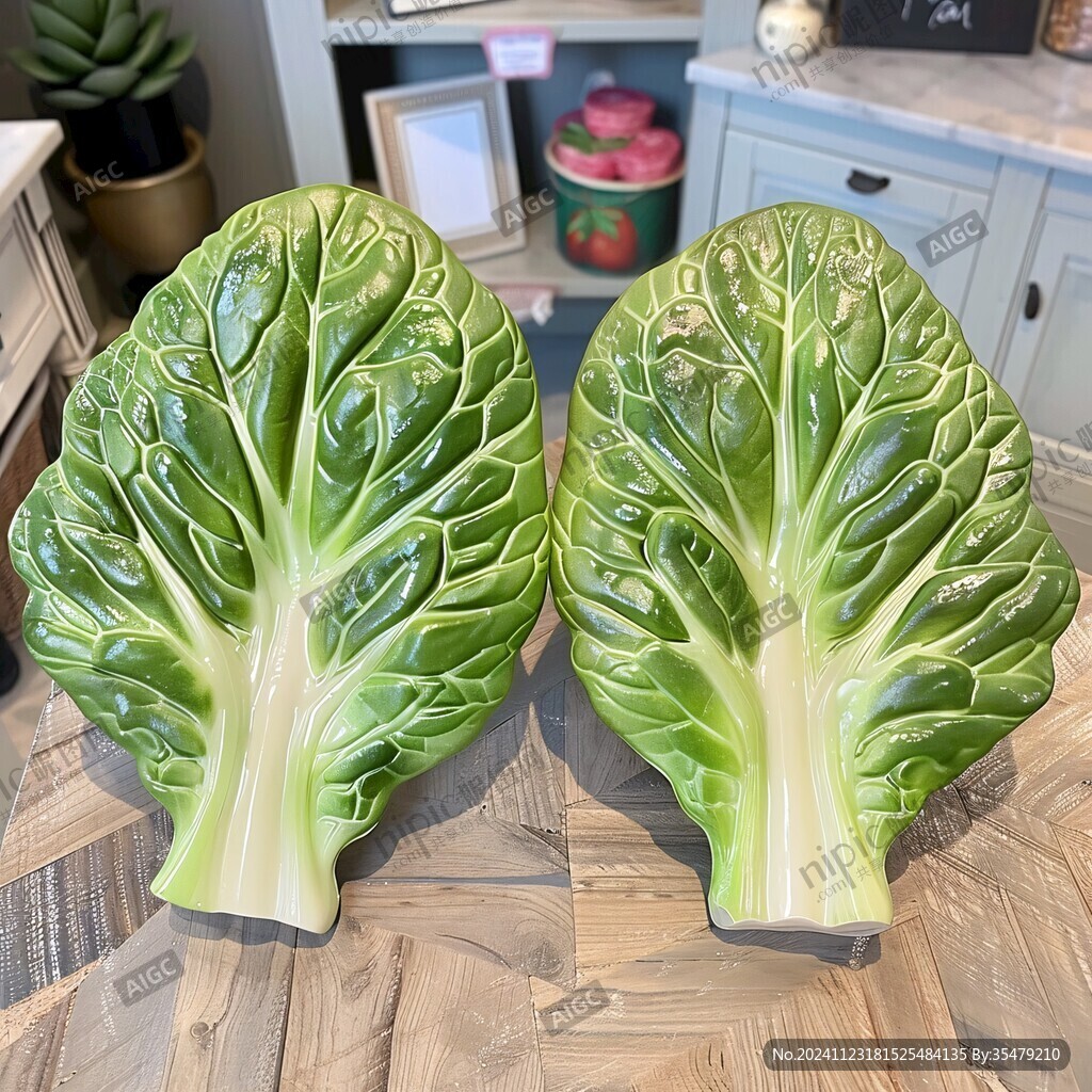 百財白菜擺件
