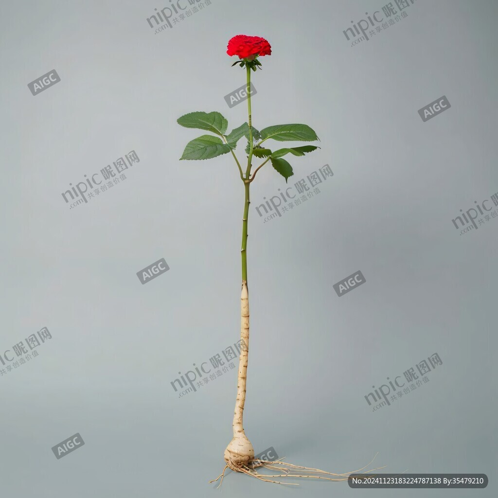 一株白蘿卜