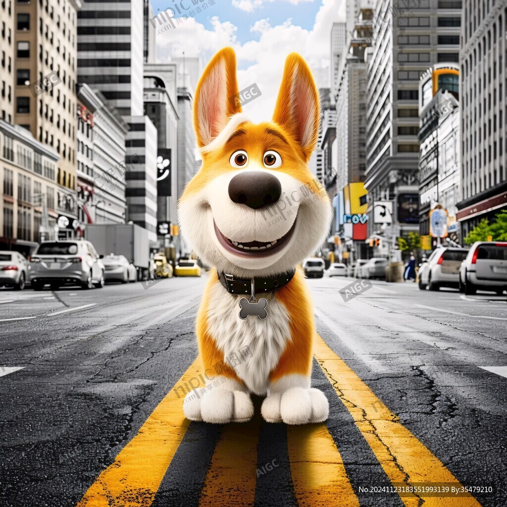 狗狗過馬路