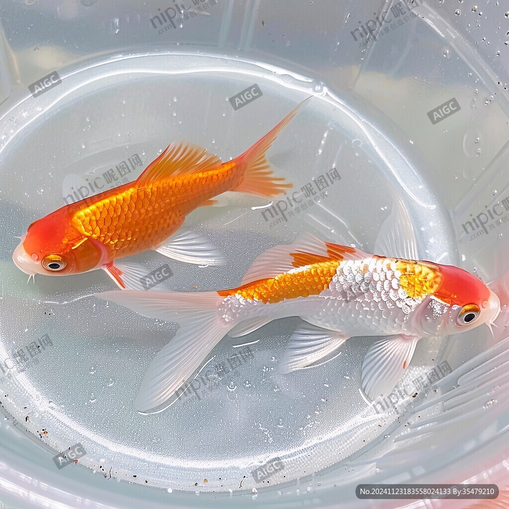 錦鯉魚模型