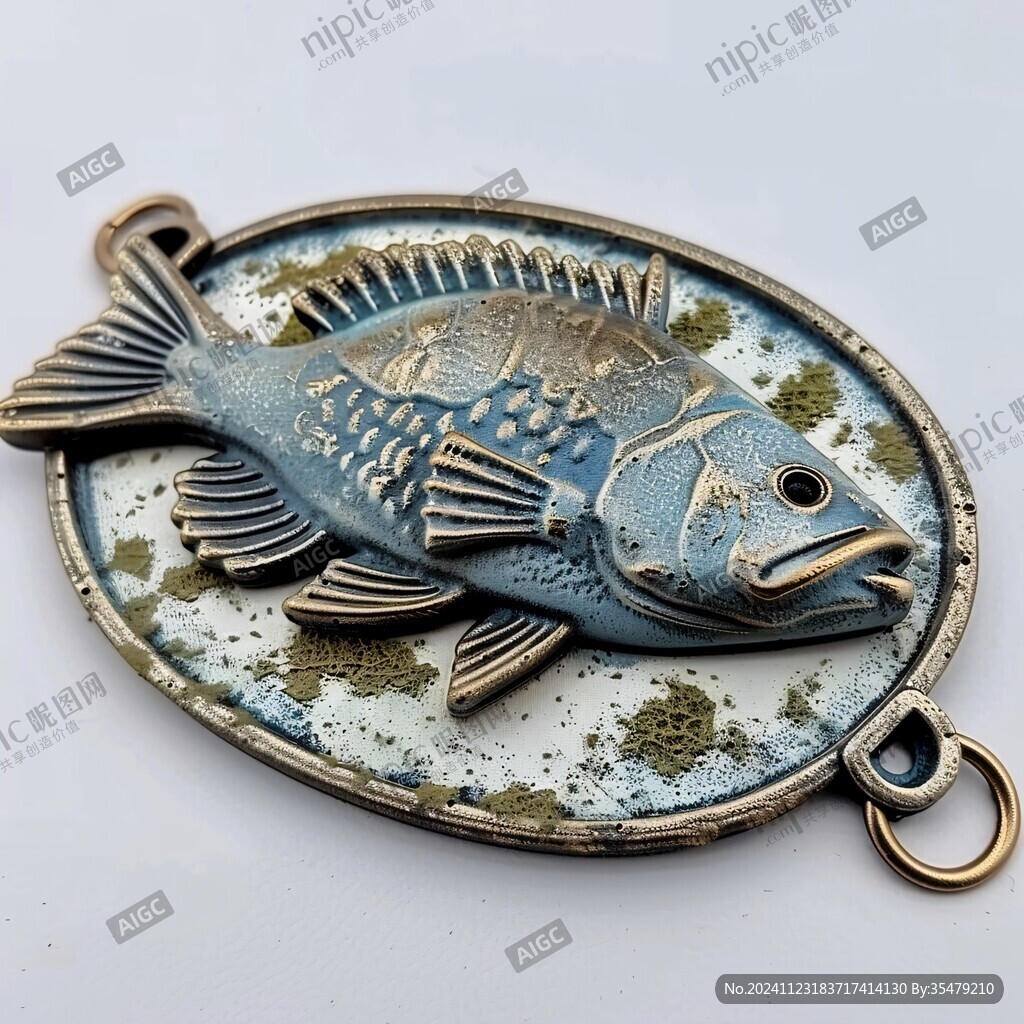 魚皮掛件
