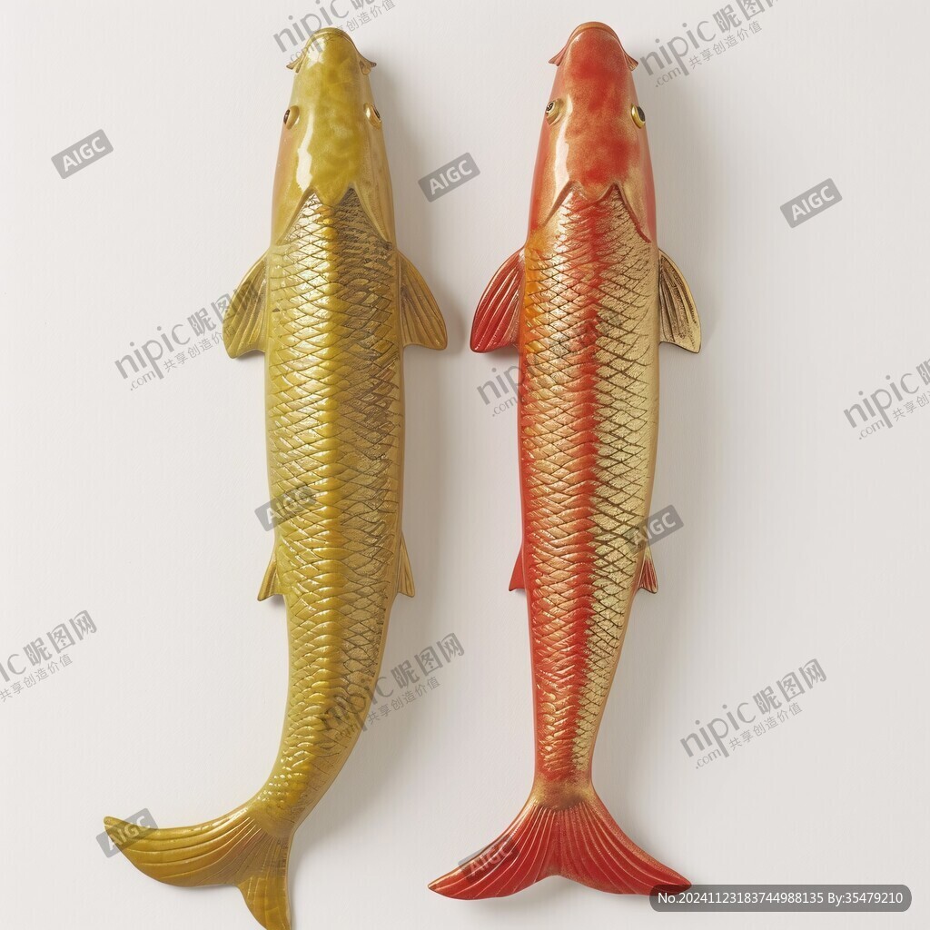 錦鯉魚模型