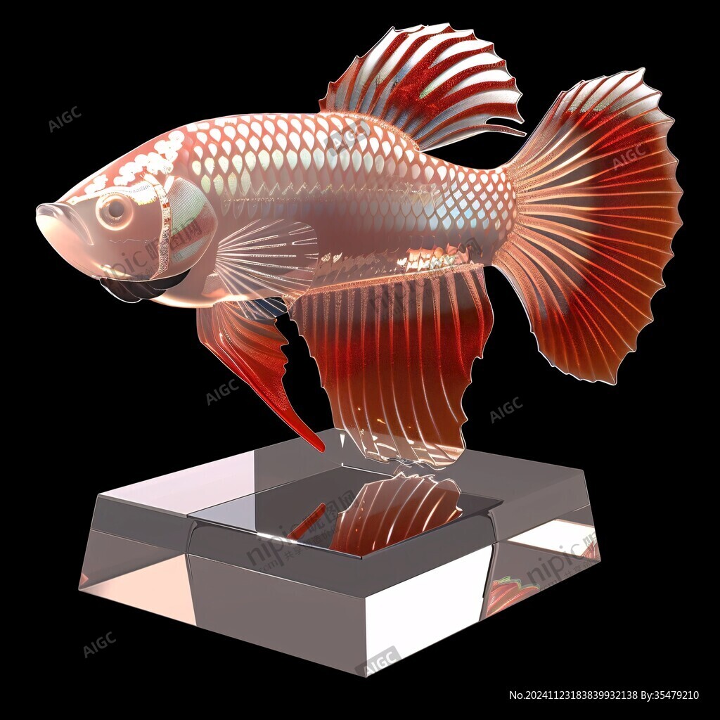 卡通寫實紅鯉魚