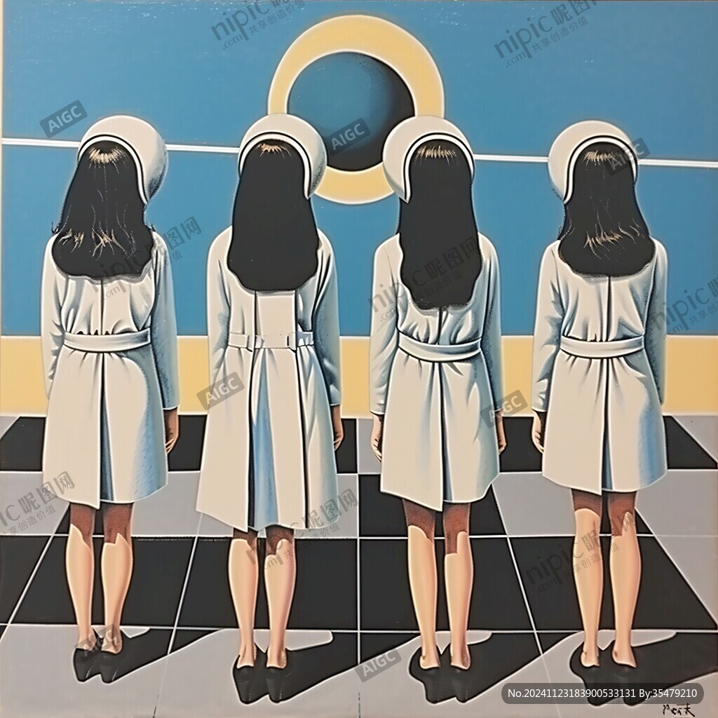 丙烯畫人物