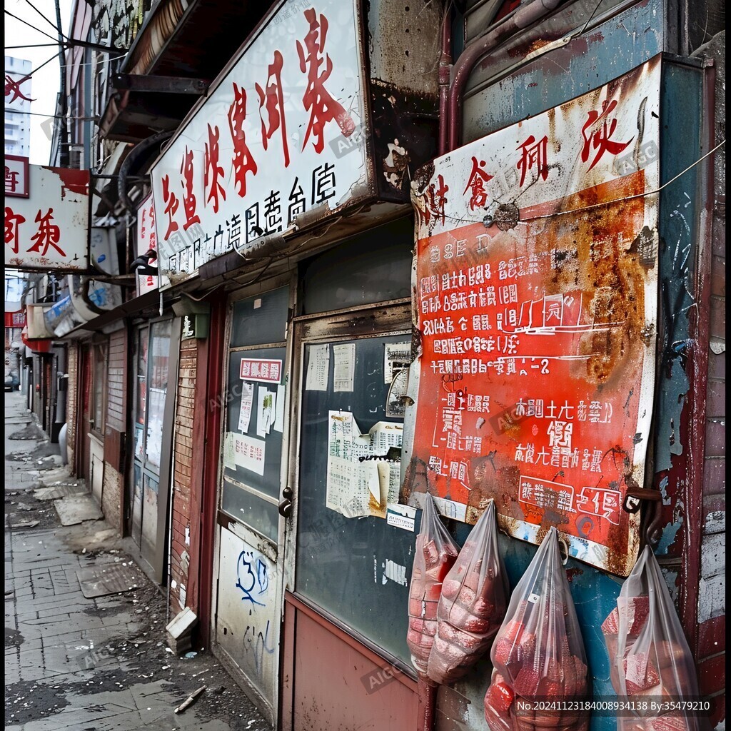 簡(jiǎn)陋的小吃店