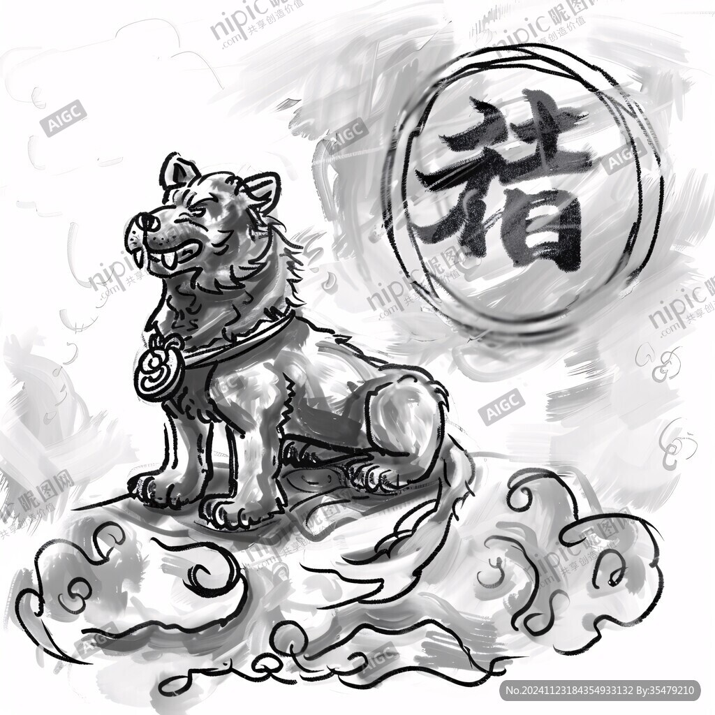 繪狼圖