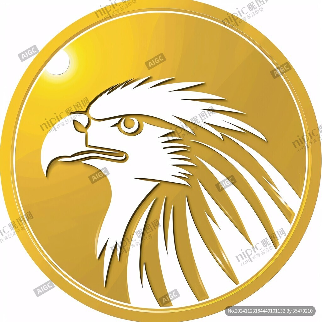 圓形大鷹logo