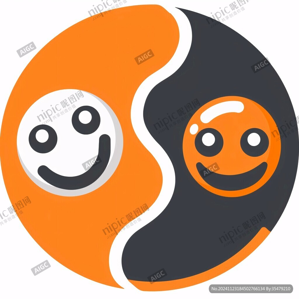 雙笑臉logo