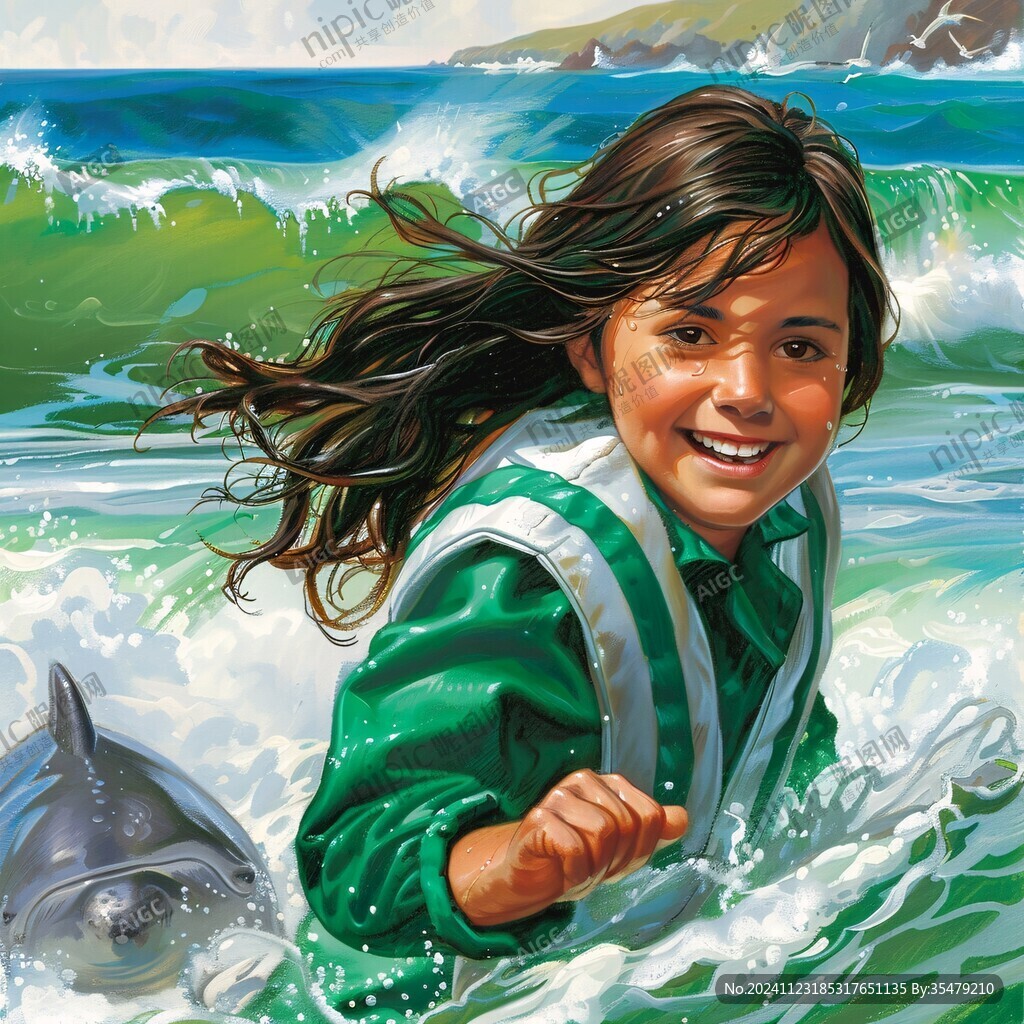 駕馭魚(yú)的少女