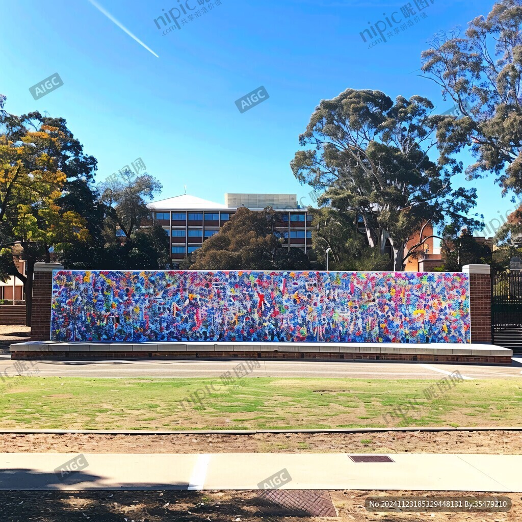大學浮雕墻