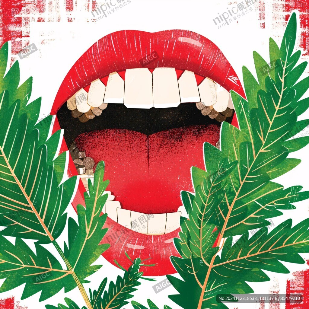 療齒草插畫