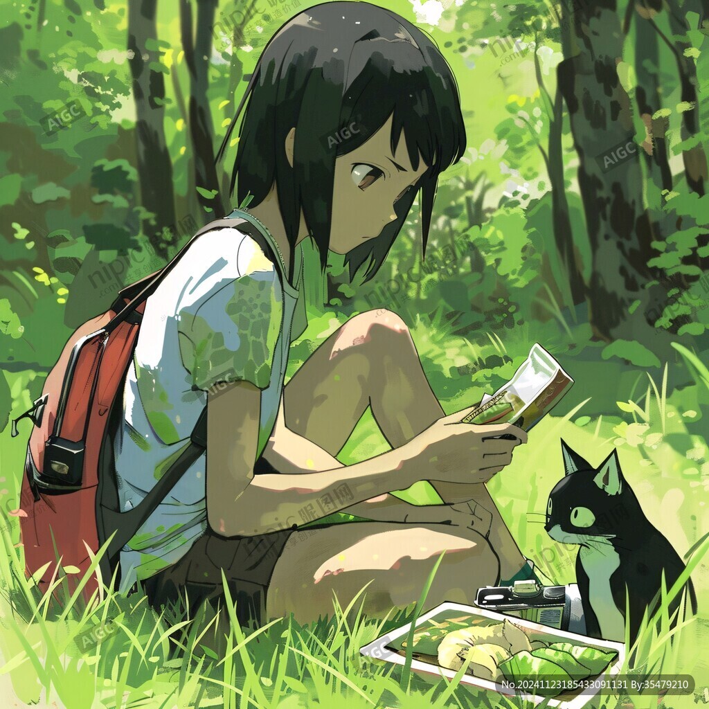 抹茶與少女