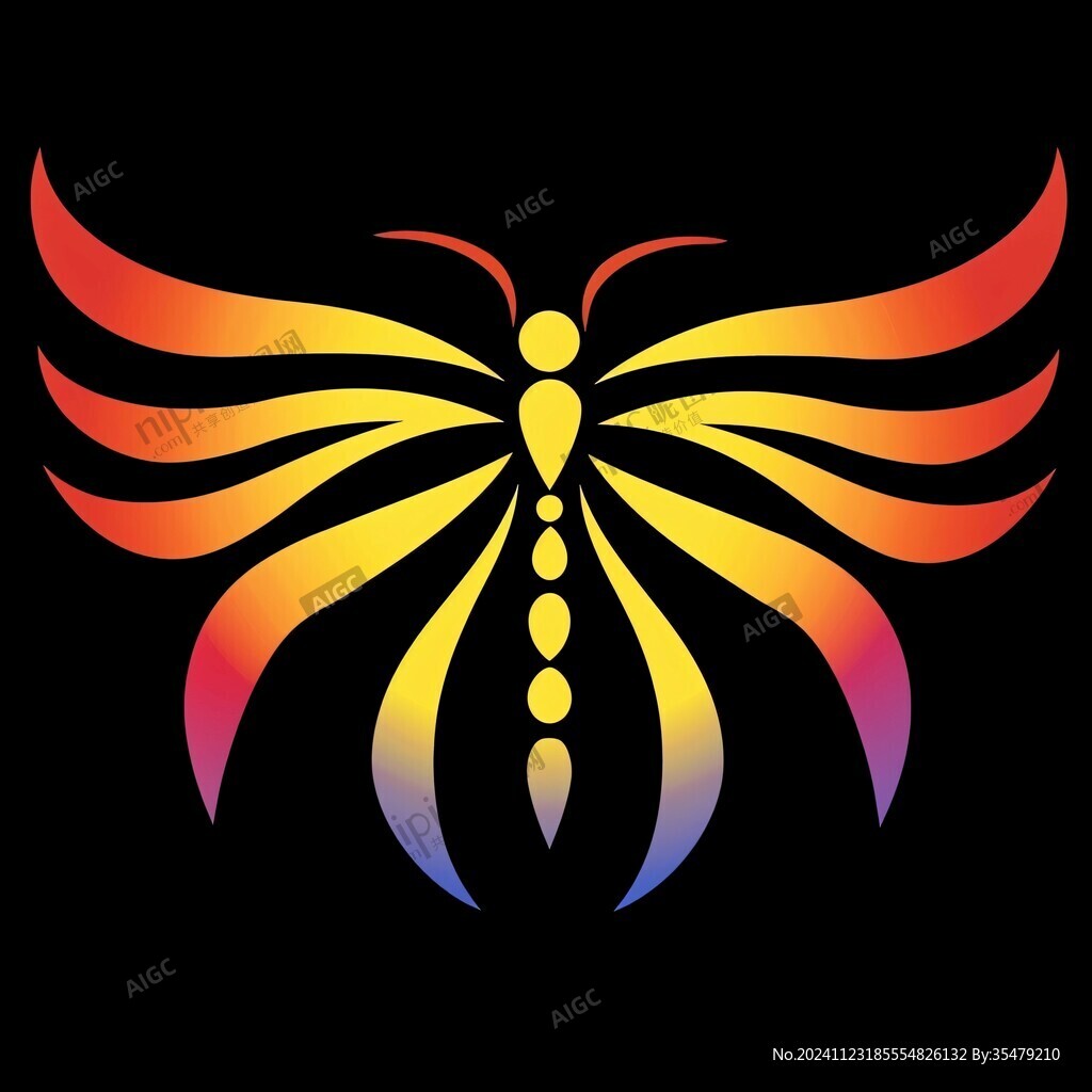 昆蟲翅膀logo