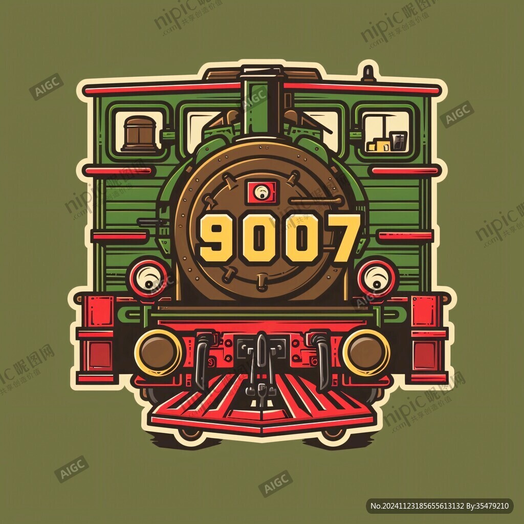古董火車logo