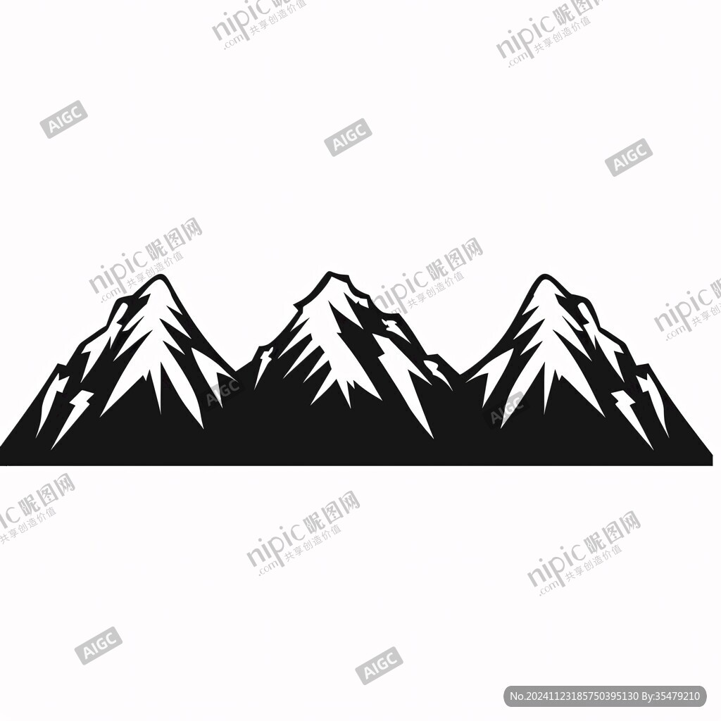 黑色質(zhì)感山