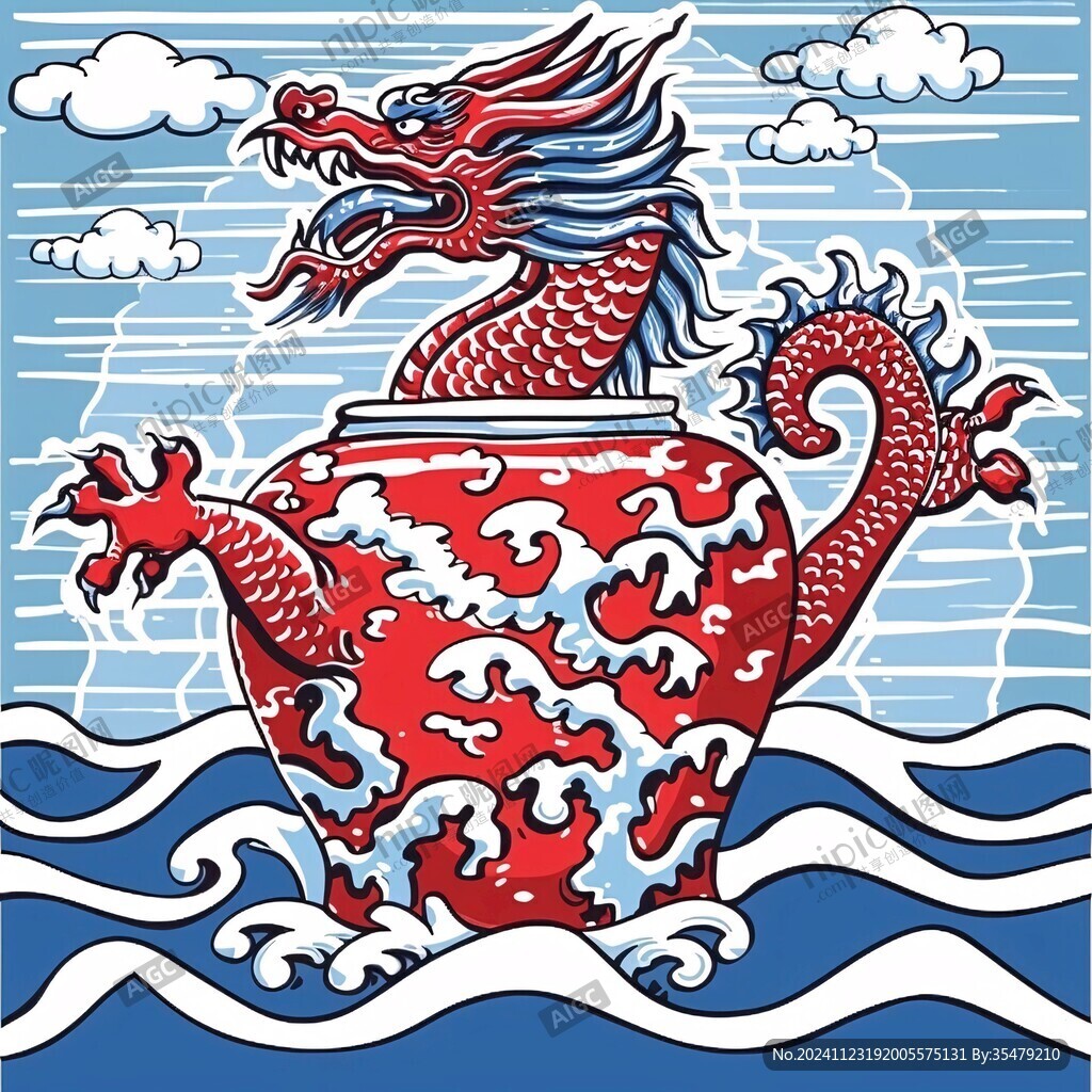 龍年文創(chuàng)插畫