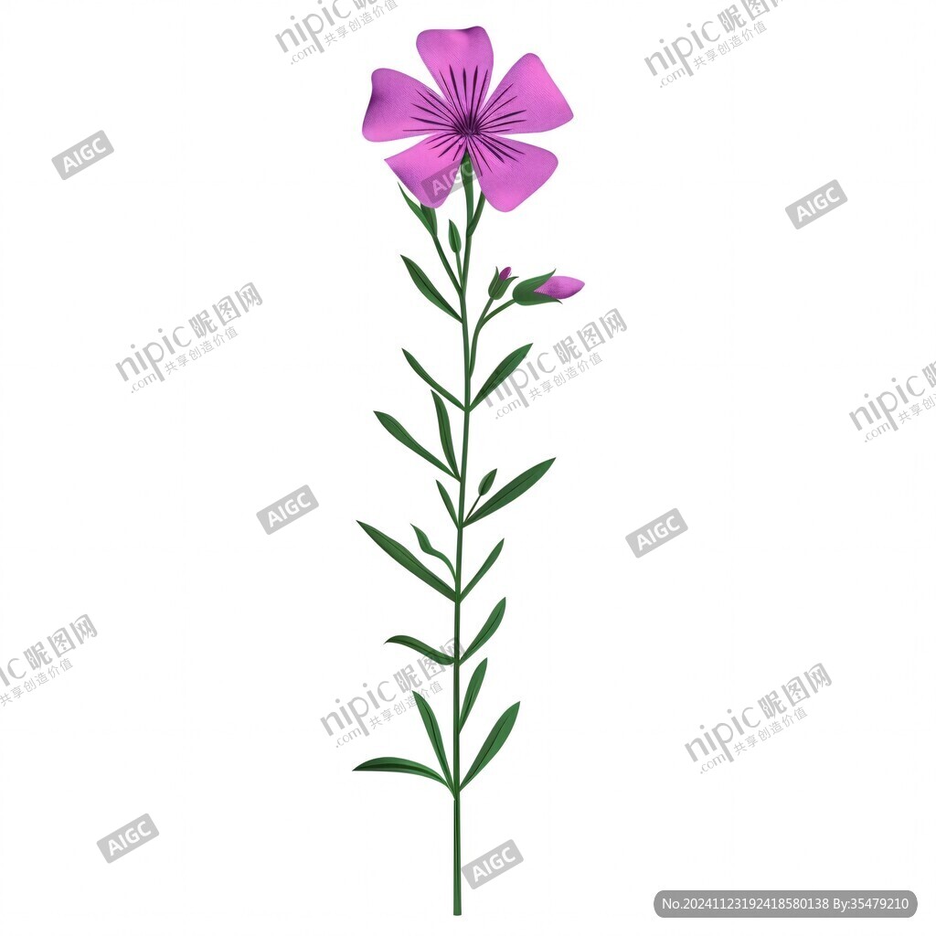 寫實(shí)亞麻花
