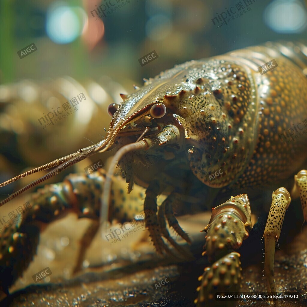 龍蝦局部